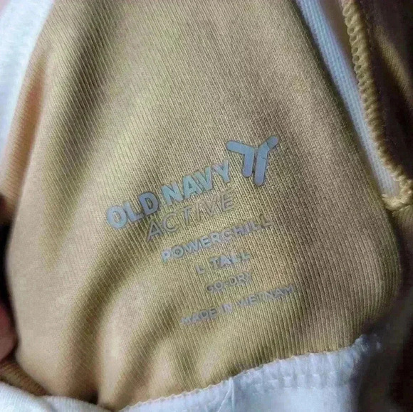 Old Navy Active tennis dress with built-in shorts. Size LG tall. Cream - Picture 5 of 5